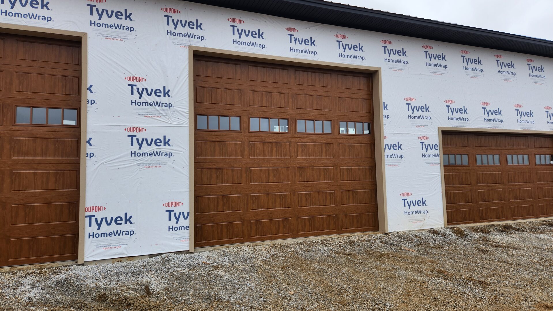 New garage door installation